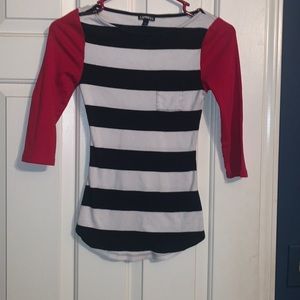 Express stripped top